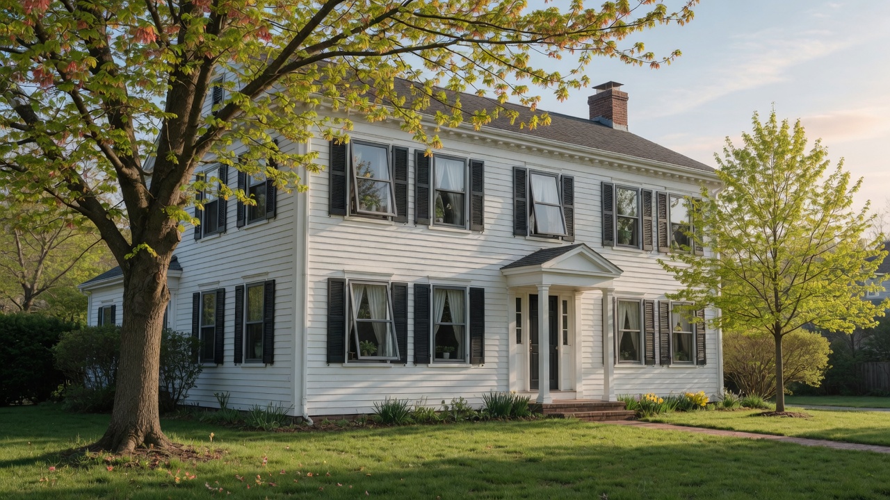 American colonial with European sashes