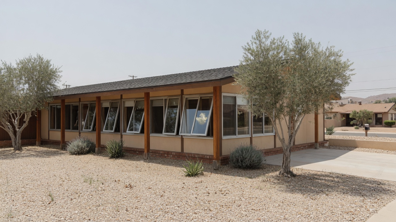 Mid-century ranch with a ribbon of European tilt-and-turn windows